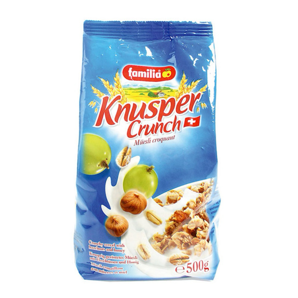 Familia Muesli Raisin Hazelnut 500g/ Familia Swiss Muesli Original 500g แฟมิเลียมูสลี