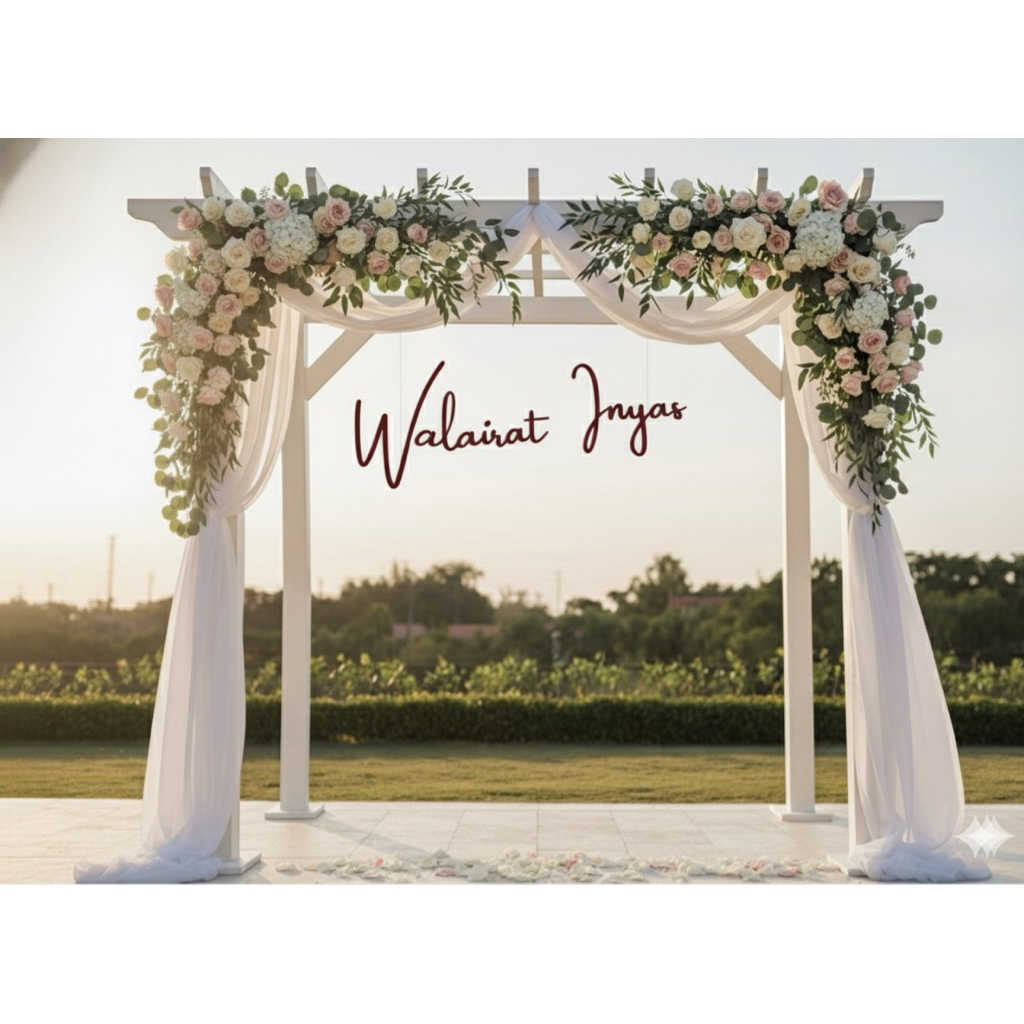 ป้ายงานแต่ง ชื่อบ่าวสาว โฟมเกรด AAA หนา1.3 ซม. 2 ซมเลือกสี/ฟอนต์แจ้งข้อความที่จะรับในแชทออกแบบฟรี