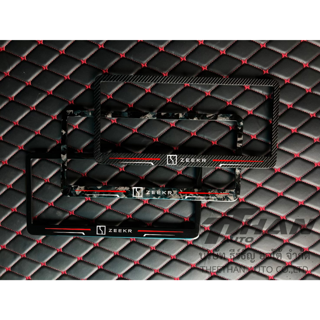 กรอบป้ายทะเบียน#ZEEKR  #zeekr  #ซีเคอร์   #คาร์บอนแท้ 100% แบรนด์แท้ - รูปที่ 2