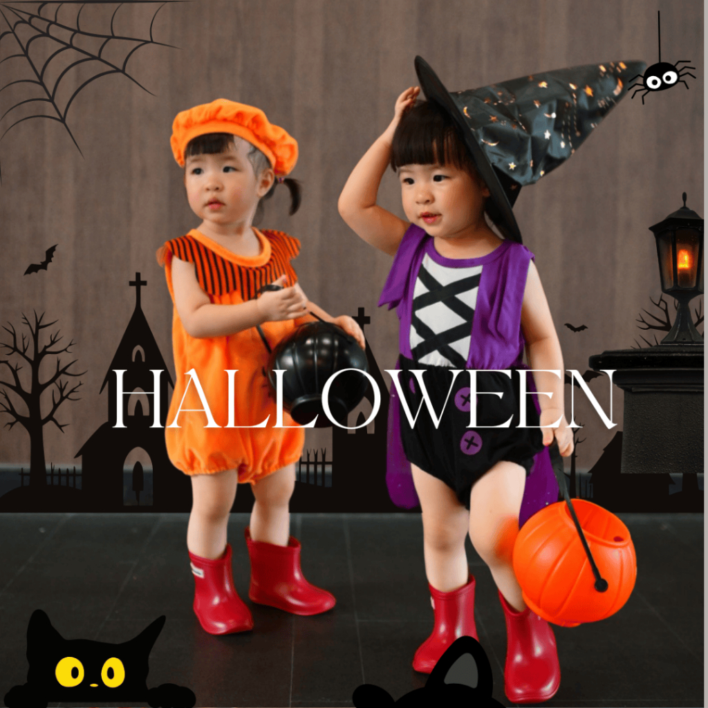Babyhip ฮาโลวีน ชุดแฟชั่นด็กเล็ก ชุดรอมเปอร์ ชุดเด็กฮาโลวีน HALLOWEEN COLLECTION