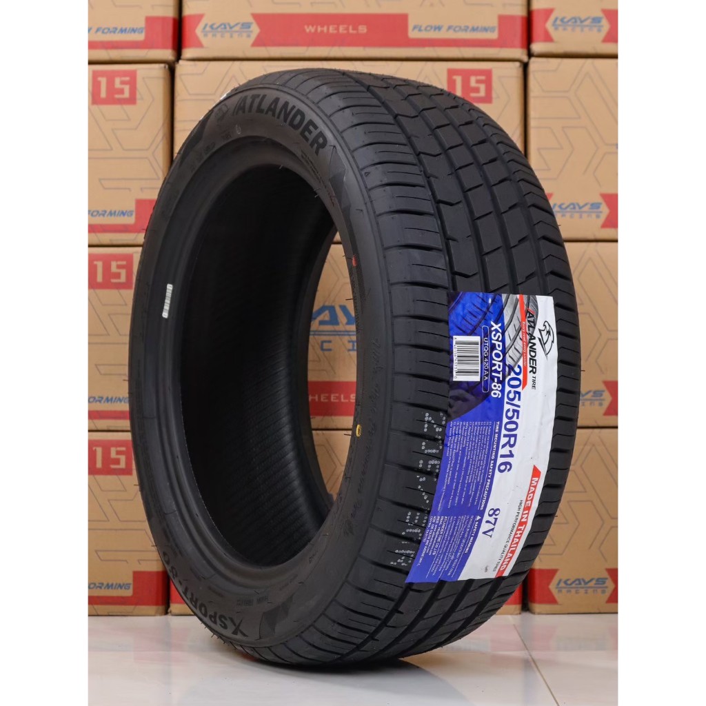 ยางขอบ16 205 50R16  ATLANDER รุ่น XSPORT 86 ยางไทย