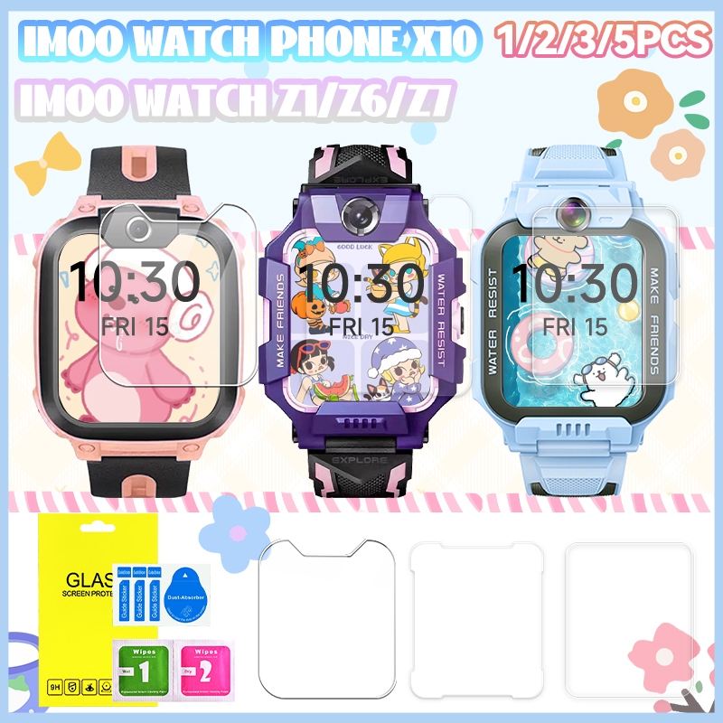 1/2/3/5PCS ฟิล์มกระจก imoo X10 Z1 Z6 Z7 ฟิล์มกระจก HD ฟิล์มกันรอย ไอโม่ iMoo Z1 Z6 Z7 X10 รุ่นใสไอมู