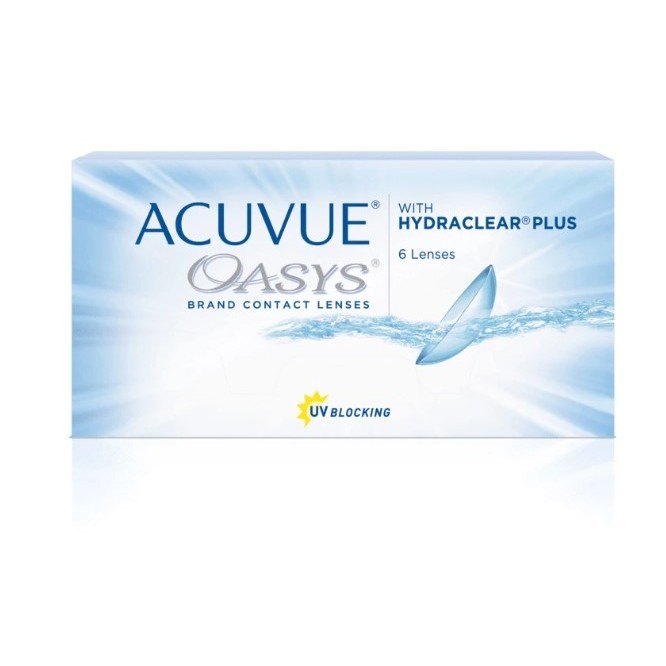 Acuvue Oasys With Hydraclear plus 2 week สายตาสั้น (-)