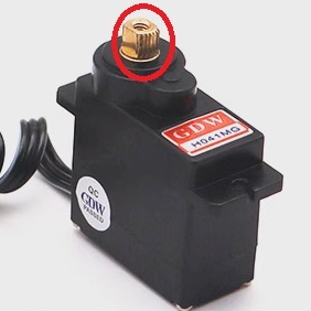 GDW H041MG Digital Servo (เพลาแบน) สำหรับ FW450L V2.5/V3/Bell 206/Huey (ส่งจากกรุงเทพ)