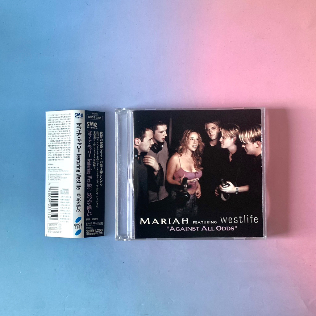 🛒 (พร้อมส่ง) CD ซีดีเพลง: Mariah Carey — Against All Odds (Take a Look at Me Now) (feat. Westlife) [