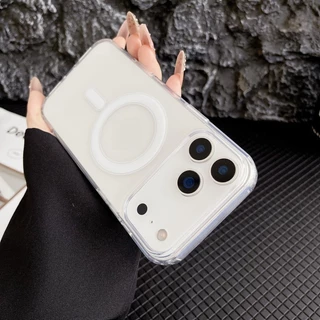 Magnetic เคสโทรศัพท์ for ไอโฟน iPhone 18 17Air 17pro 17promax 16 15 11 13 14 Pro Max 12Pro 13promax เคสนิ่มกันกระแทก