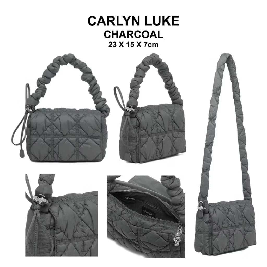 กระเป๋า CARLYN รุ่น Luke สี Charcoal