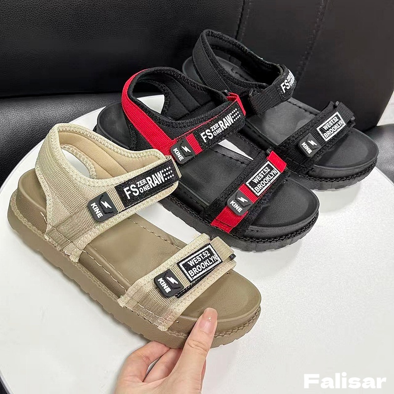 Falisar รองเท้าแตะหญิง กันน้ำแบบพรีเมียม กันลื่นนุ่มสบาย ส้นหนาเพิ่มความสูง 3 สีสวย 36-41 รุ่น 091