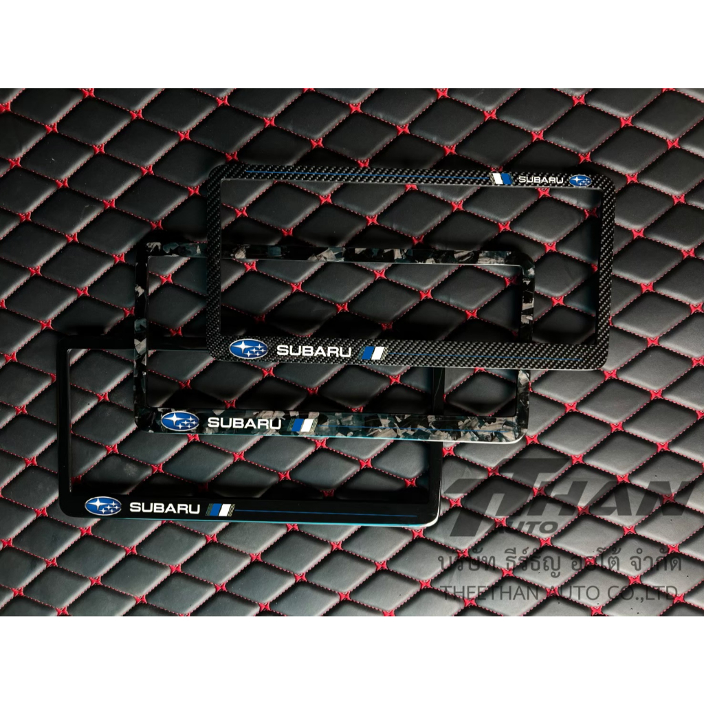 กรอบป้ายทะเบียน#SUBARU  #subaru #ซุบารุ #คาร์บอนแท้ 100% แบรนด์แท้ #ดำเปียโน