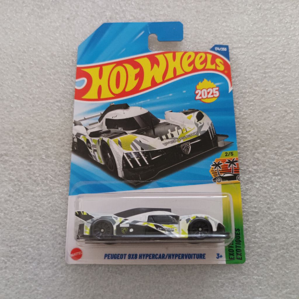 Hotwheels peugeot 9x8 hypercar/hypervoiture