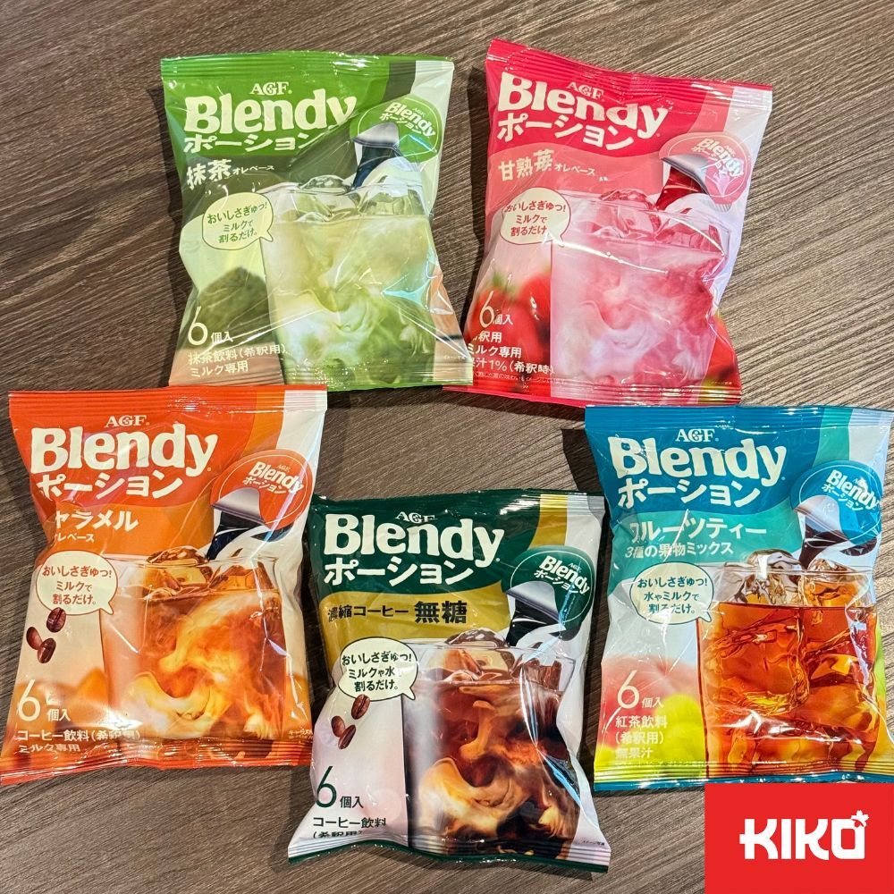 AGF Blendy กาแฟสำเร็จรูปแบบคัฟจิ๋วแต่เจ๋งแบบไม่มีน้ำตาล ขนาดบรรจุ6คัฟ AGF