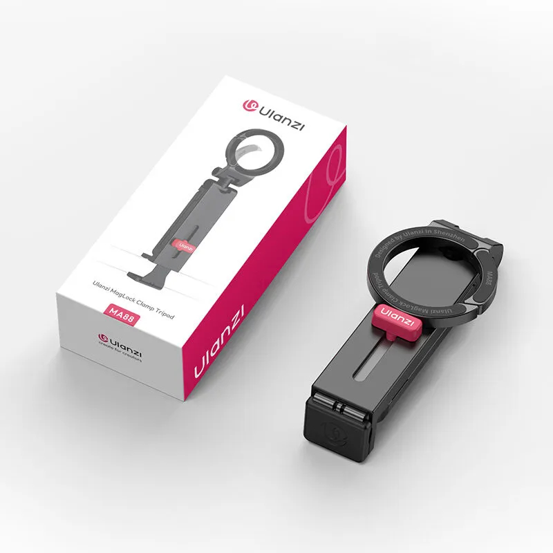 Ulanzi MA88 ไม้เซลฟี่ ขาตั้งโทรศัพท์ 3in1 พร้อมระบบแม่เหล็ก ขาตั้งมือถือหนีบโต๊ะได้ ระบบ Magsafe for