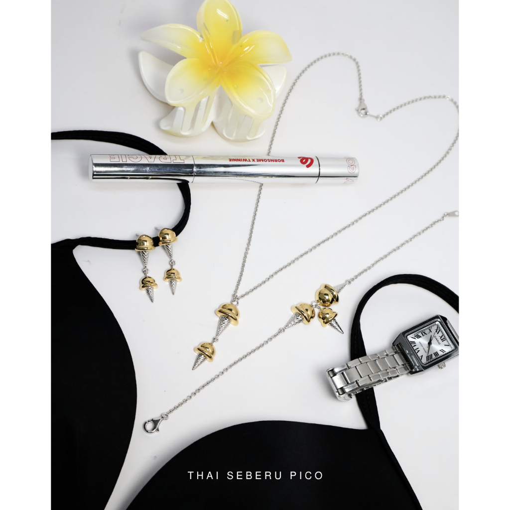 Ice Cream - สร้อยคอกำไลต่างหู SV925