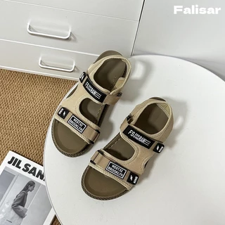 Falisar รอเท้าแตะหญิง ลายเกาหลี กันน้ำป้องกันลื่น พื้นหนา 3 ซม 3 สีฮิต ไซส์ 36-41 พร้อมส่ง รุ่น 092