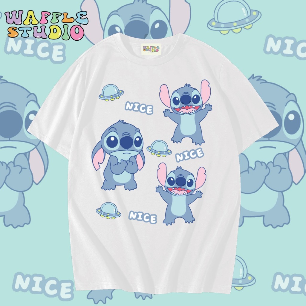 [ ส่งฟรี 🔥 ] WS1967 เสื้อยืดโอเวอร์ไซส์ ผ้าคอตตอน 100% เสื้อยืดเกาหลี เสื้อยืด  WAFFLE STUDIO
