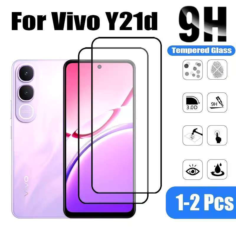 Vivo Y21dตรงรุ่น(ส่งในไทย)ฟิล์มกระจกเต็มจอVivo Y21D