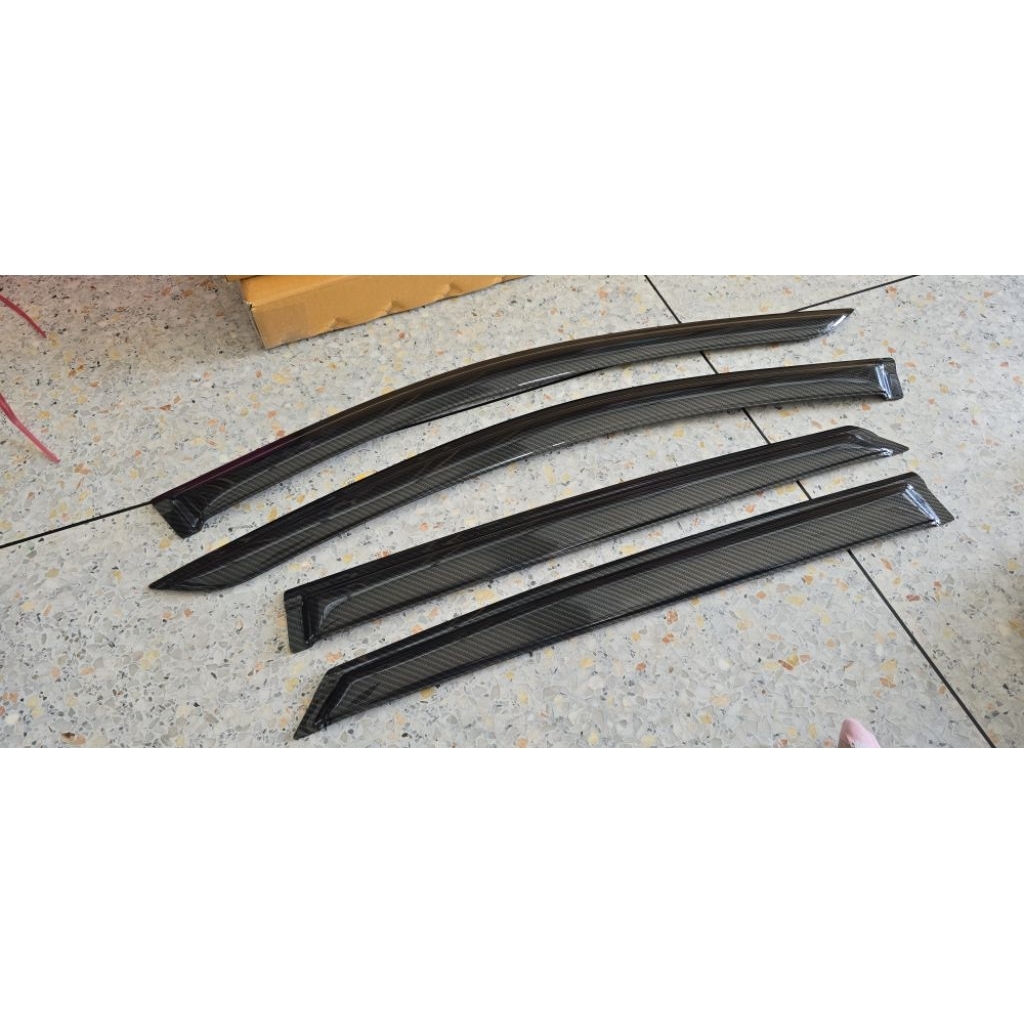 กันสาด mg4 ตรงรุ่น ลายเคฟล่า