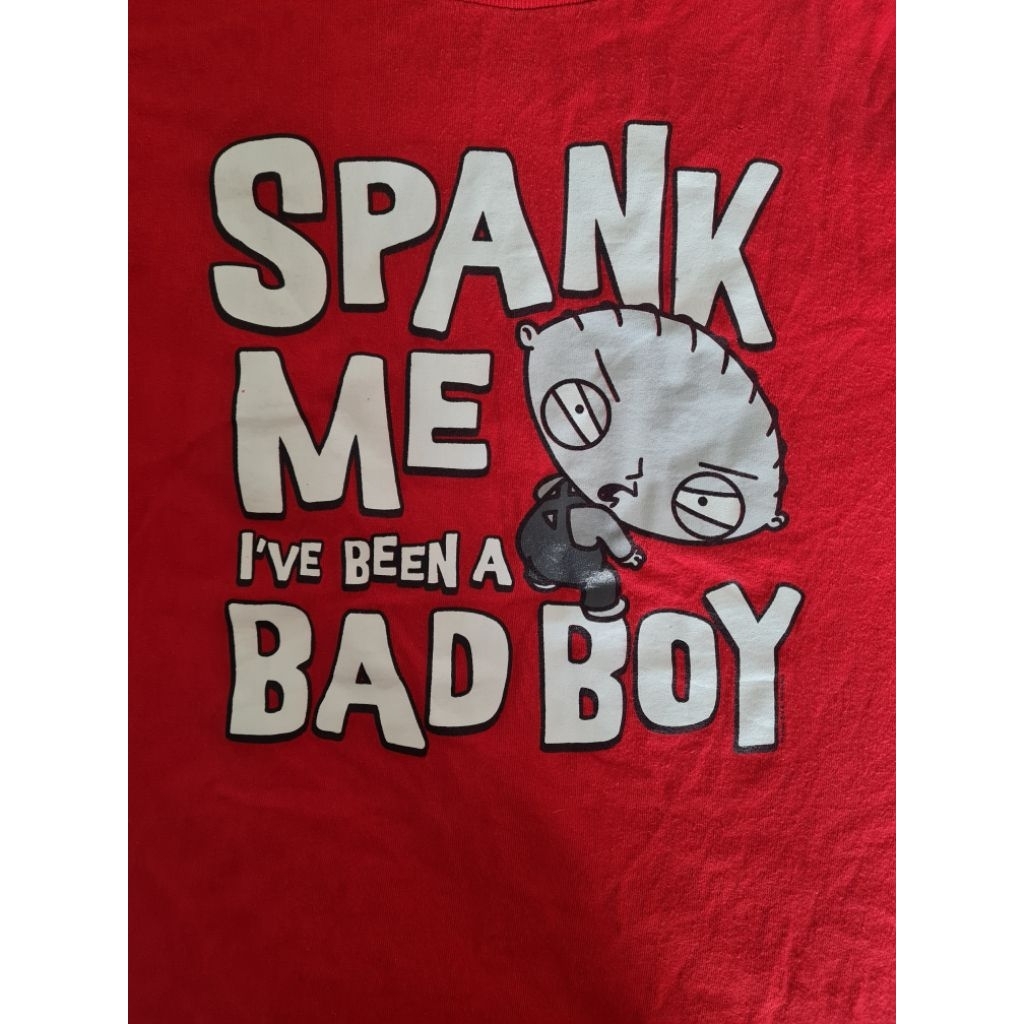 เสื้อยืดสีแดง XL Delta Pro Weight ลาย Stewie Griffin (Family Guy)