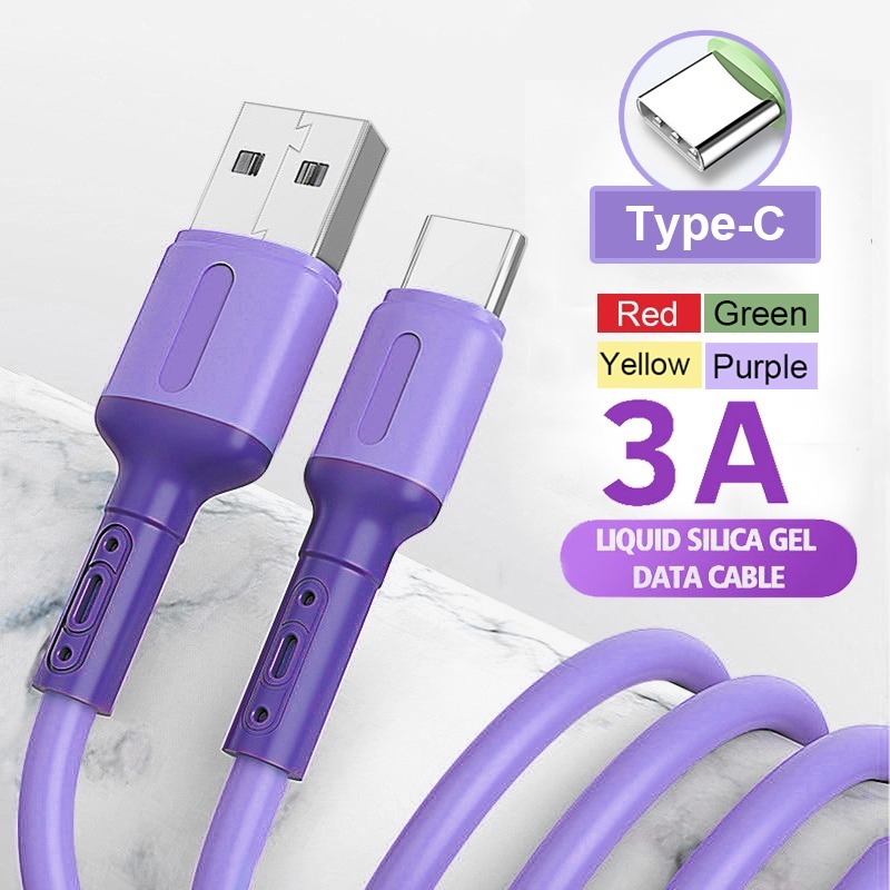 สายชาร์จเร็ว สายชาร์จ Type C Fast Charging Cable 3Aยาว1.5M ชาร์จอย่างรวดเร็ว