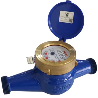TAYO มิเตอร์น้ำ มาตรวัดน้ำ ขนาด 1" (1 นิ้ว) ระบบเฟือง 2 ชั้น (ทองเหลืองแท้) Water Meter