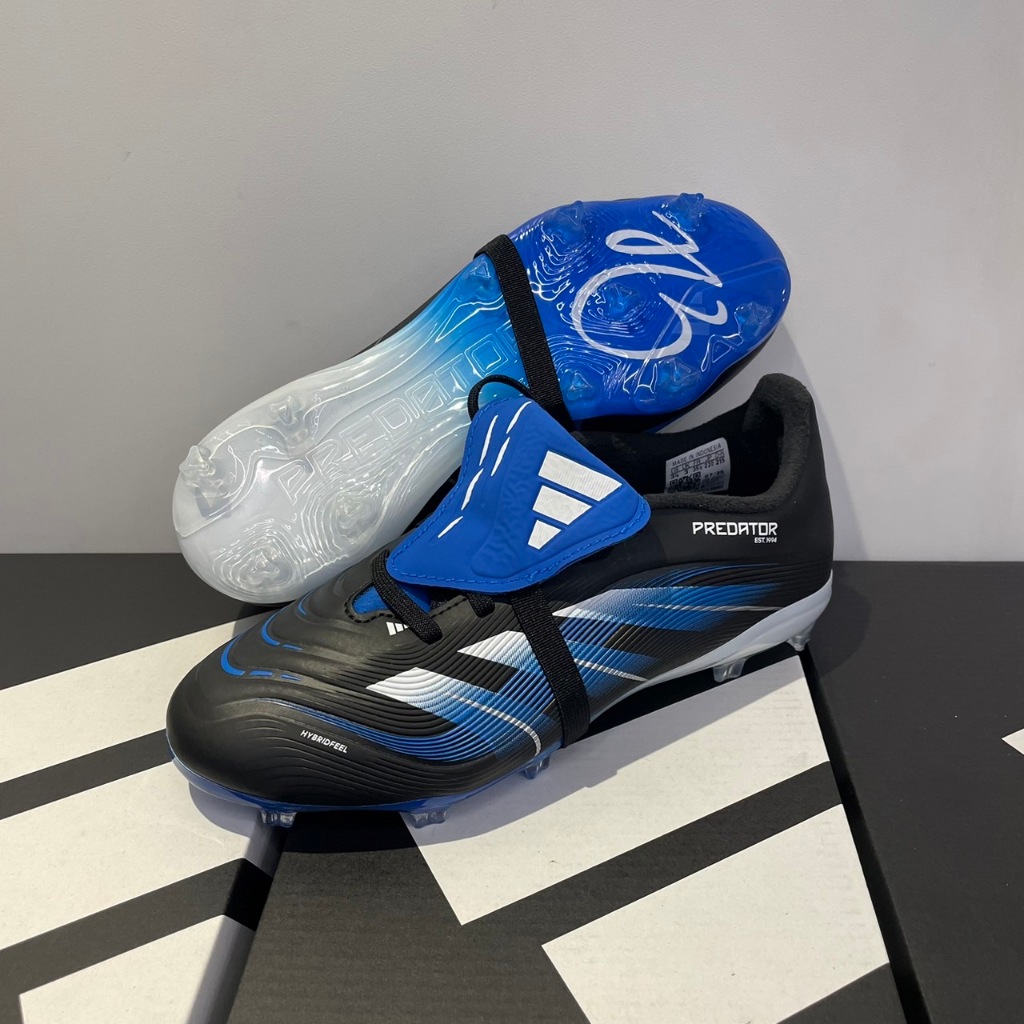 รองเท้าสตั้ดเด็ก ADIDAS PREDATOR JB LEAGUE FT FG J  CORE BLACK/FTWR WHITE/GLORY BLUE