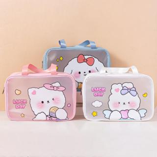 A058 กระเป๋าใส่เครื่องสำอางค์ กันน้ำ ขนาดใหญ่ ขนาดพกพาสะดวก …