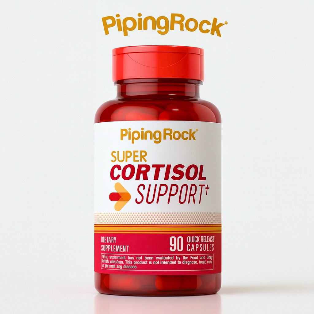 PipingRock Super Cortisol Support (90Capsules) ฮอร์โมนคอร์ติซอล