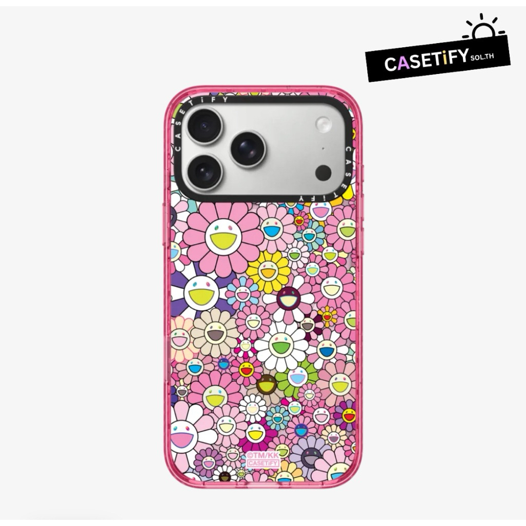 CASETiFY X MURAKAMI [PINK] FLOWERS BLOOM PHONE CASE