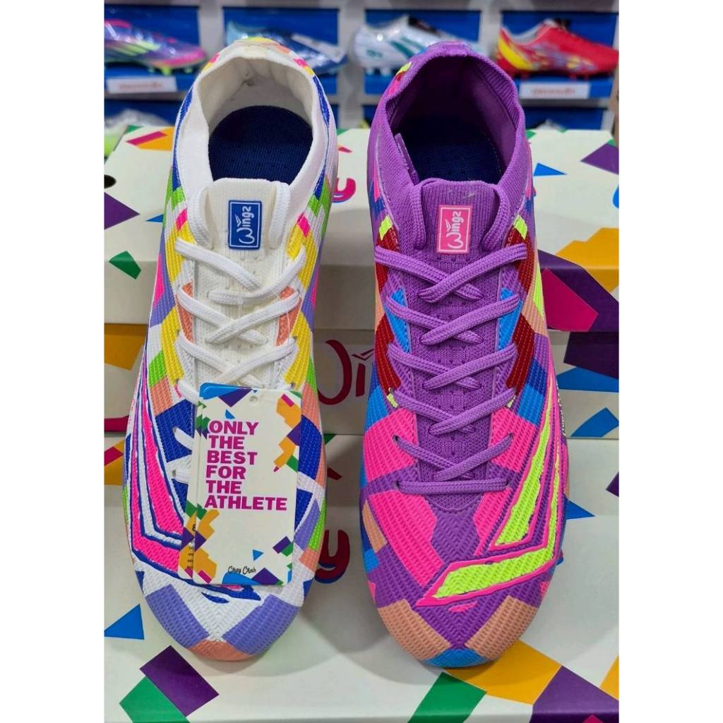 รองเท้าฟุตบอล Wingz รุ่น Crazy Crush ตัวท็อป(มีเชือก) - รูปที่ 2