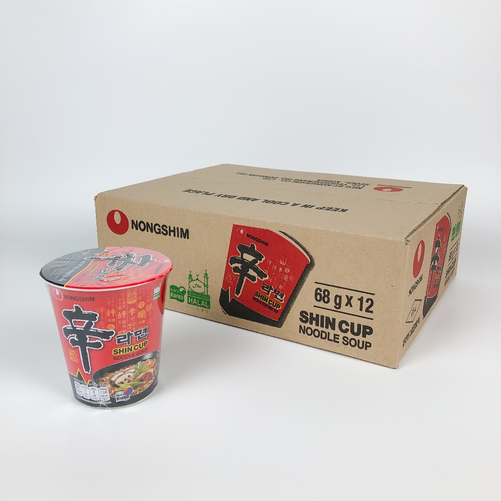 ชิน คัพ 68g 1 ลัง 12 ถ้วย Nongshim Shin ramyun Cup รูปที่ 2