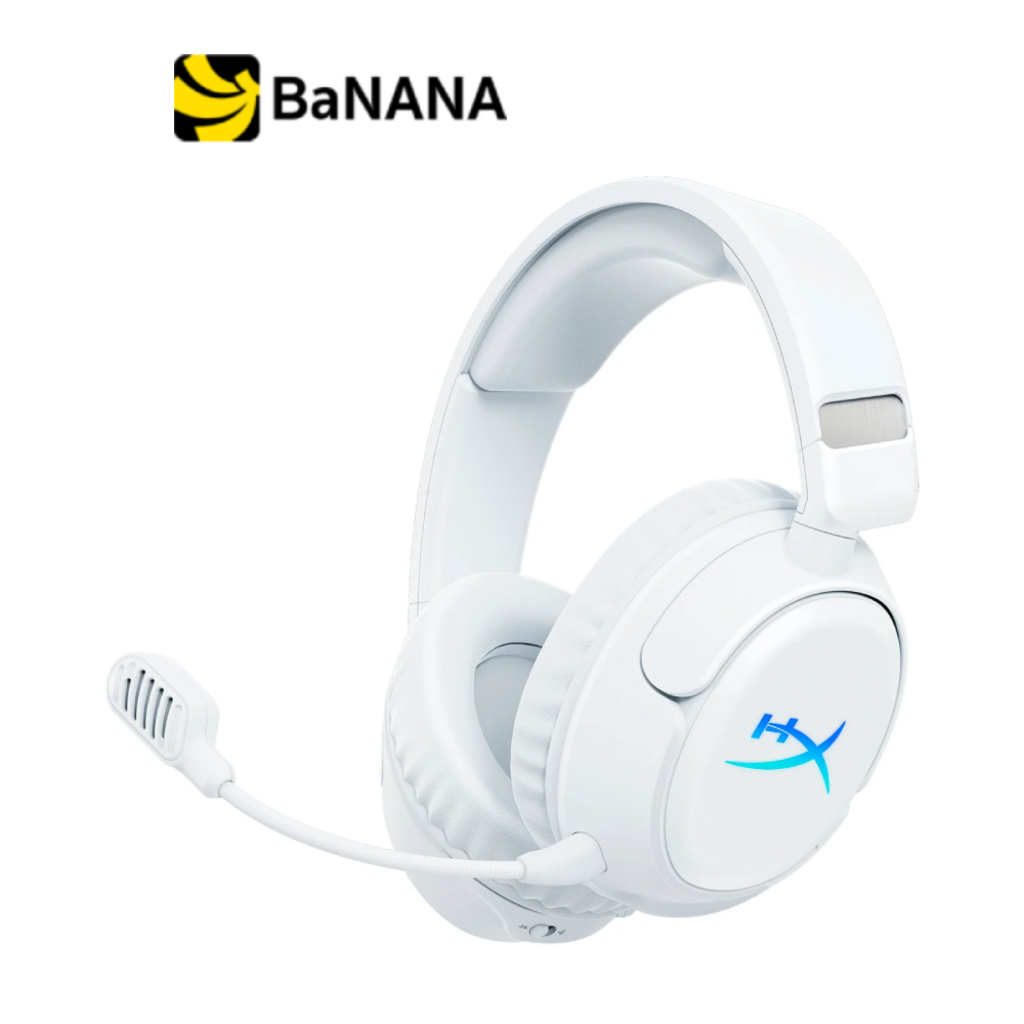 หูฟังเกมมิ่ง HyperX Cloud Flight 2 (B5VC5AA) Wireless White by Banana IT