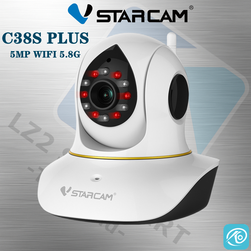 แนะนำ💥 VSTARCAM C38S PLUS 5.0MP+WIFI2.4G กล้องวงจรปิดไร้สาย กล้องวงจรปิด IP Camera C38SPLUS