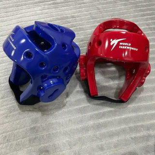 หมวกเทควันโด WORLD TAEKWONDO หมวก เฮดการ์ด Head Guard อุปกรณ์ป้องกันศีรษะ คาราเต้ เทควันโด หมวกWTF