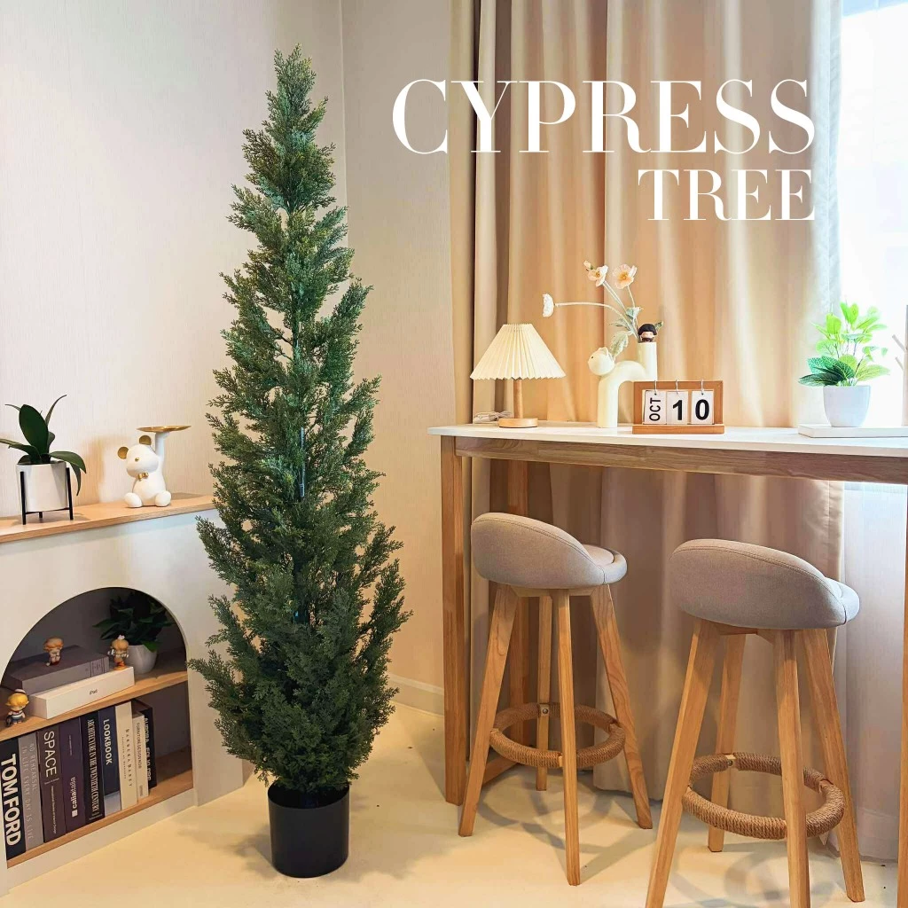 ต้นสน ( Cypress Tree) ต้นสนคริสต์มาส ต้นไม้ปลอม ต้นไม้ตกแต่งบ้าน แต่งสวน [ สินค้าพร้อมส่งจากไทย ]