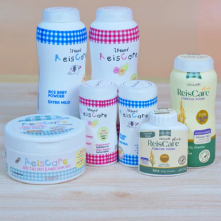 Reis care ไร้ซแคร์ แป้งเด็กไร้ซแคร์ แป้งข้าวจ้าว 40 และ 130 กรัม
