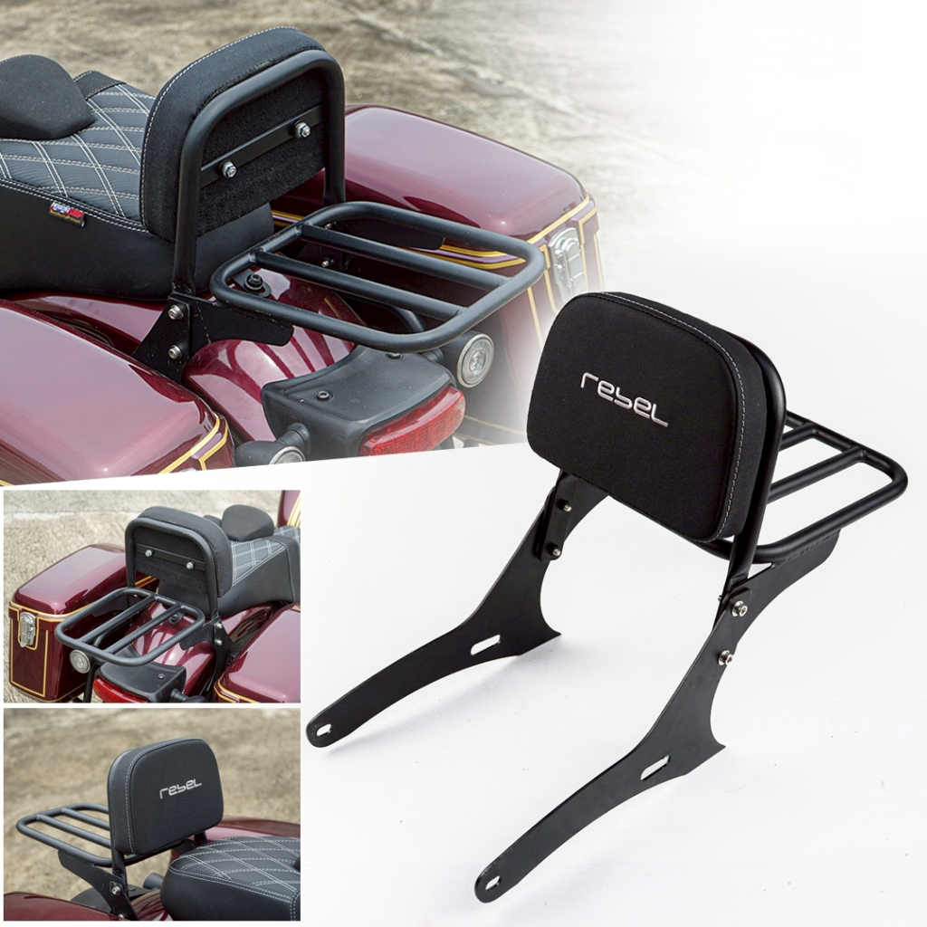 ชุดเบาะพิงหลัง+ตะแกรง HONDA REBEL300-500 & 1100