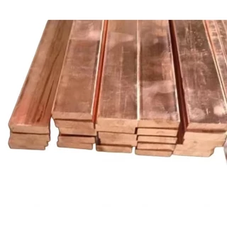 บัสบาร์ บัสบาร์ทองแดง ทองแดง ทองแดงแบน 100cm ทองแดงแท้ 99.96% มอก.408-2553 มาตรฐาน JIS H3140