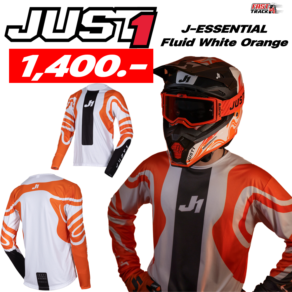 เสื้อ-กางเกงชุดขับขี่วิบาก JUST1 รุ่น J-ESSENTIAL FLUID ราคา ถูกที่สุด ดีลบีเคเค แกลเลอรีภาพที่ 5