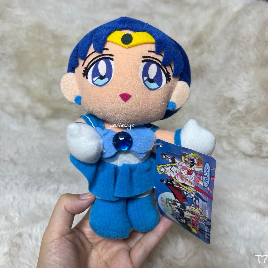มิซุโนะ อามิ Sailor Mercury Ami Mizuno ตุ๊กตาเซเลอร์มูน มือสองลิขสิทธิ์แท้ ปี1995 Sailor Moon