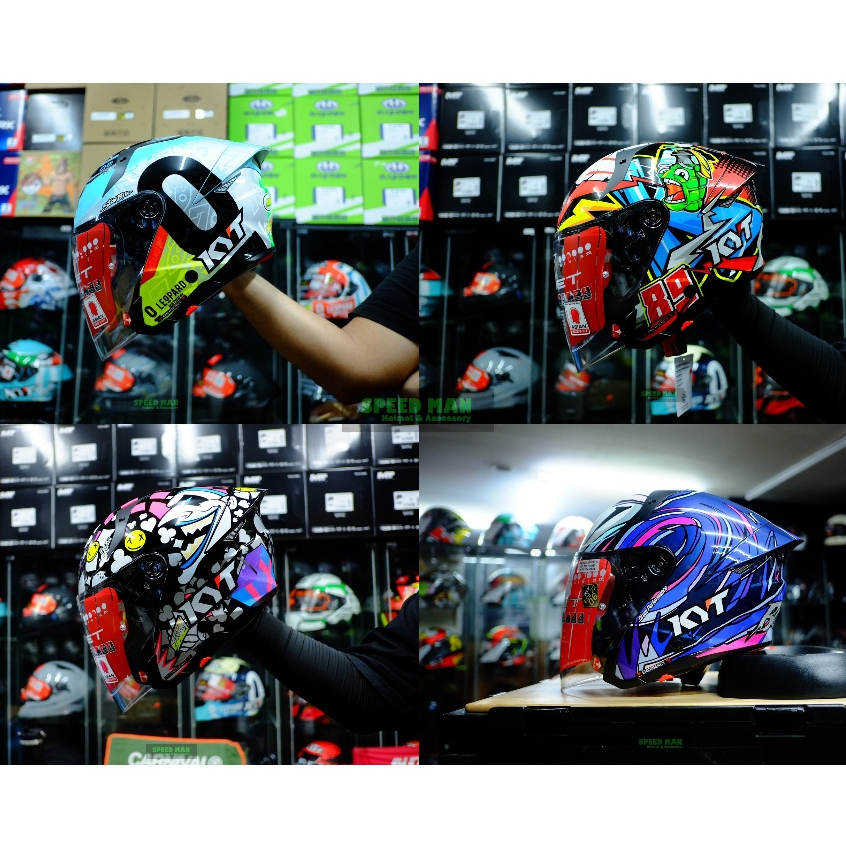 KYT รุ่น TTR-JET รุ่น NF-J  หมวกกันน็อคเปิดหน้า