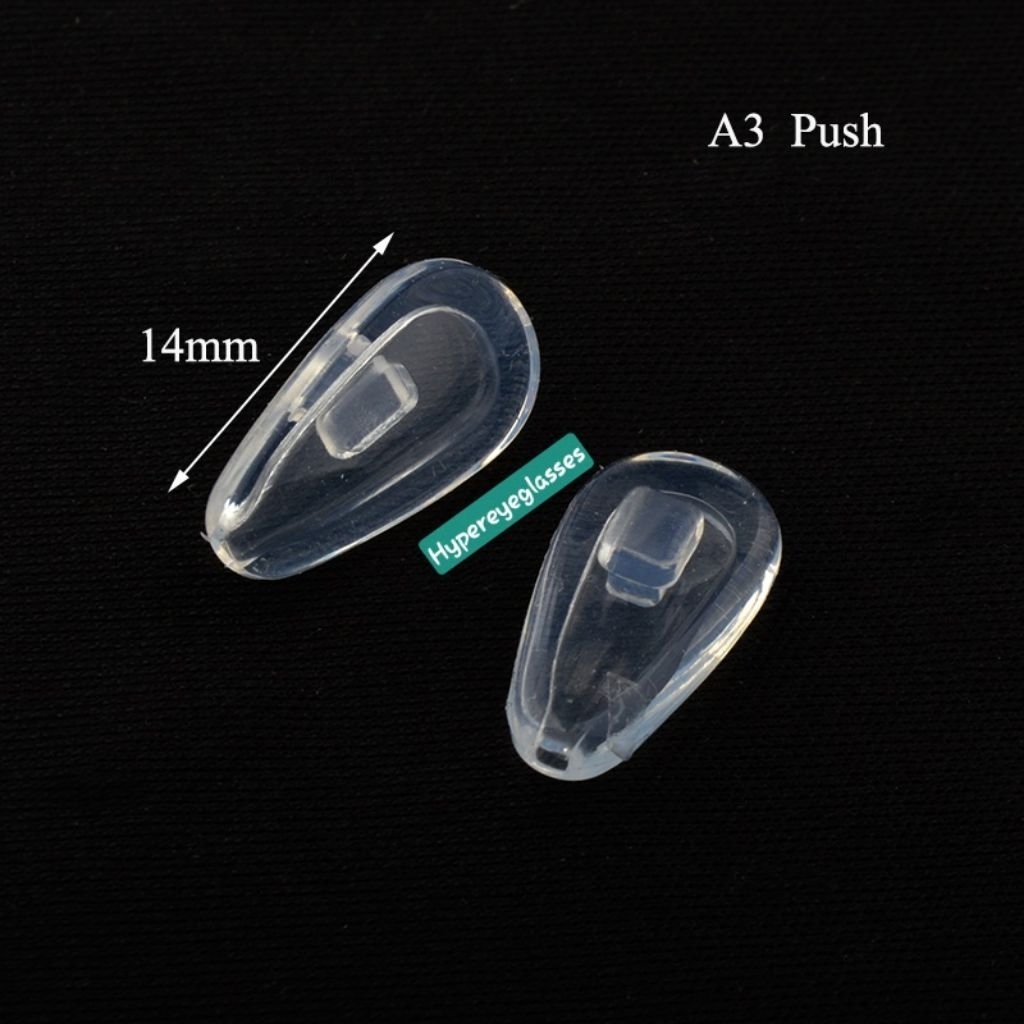 Nosepad แป้นจมูกซิลิโคน แป้นกดลมนิ่ม แป้นAir (แบบกด) อะไหล่แว่นตาทดแทน