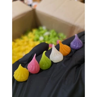 ขนมอาลัว 6 สี อาลัวมินิ อบควันเทียน สูตรต้นตำรับเพชรบุรี อร่อย หนึบหนับ