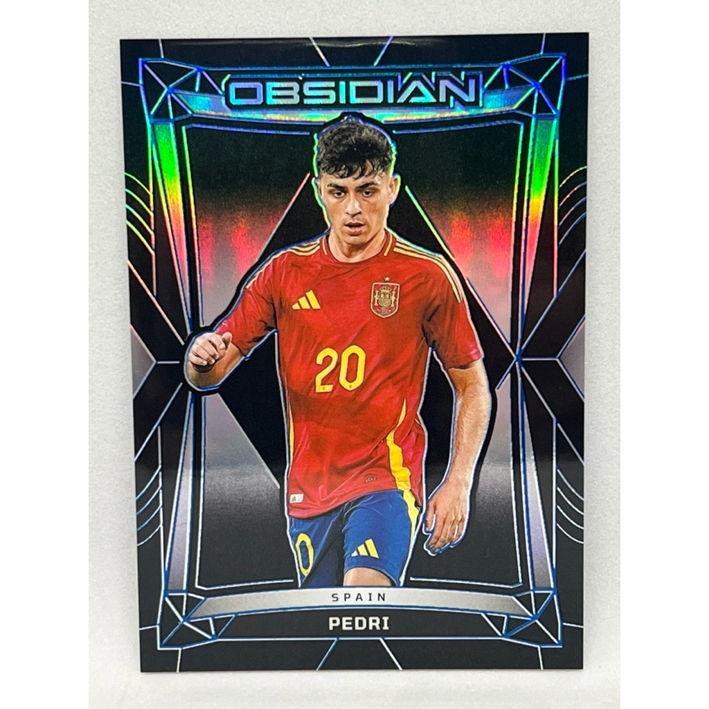 การ์ดฟุตบอล 2024 - 2025 Panini Obsidian Pedri Spain Blue /20