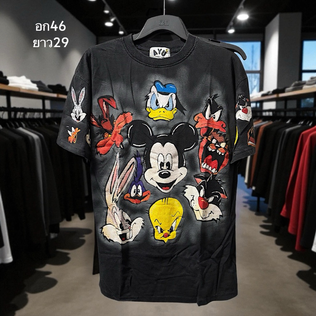 รวมเสื้อยืดงานฟอกวินเทจ OPV คอตตอน💯นิ่ม