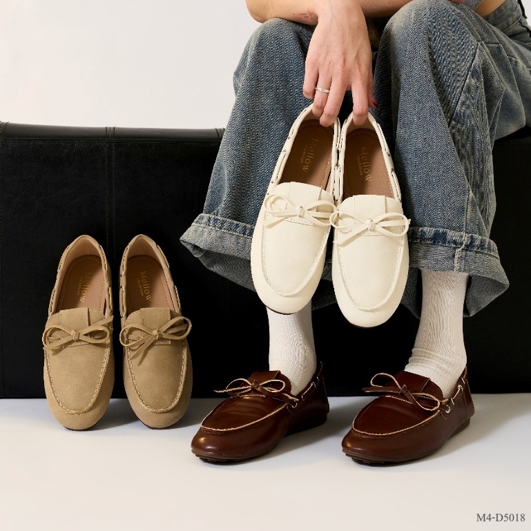 Mellowco Juno Loafer รองเท้าโลฟเฟอร์หนัง Suede / หนังขัดเงา M4-D5018