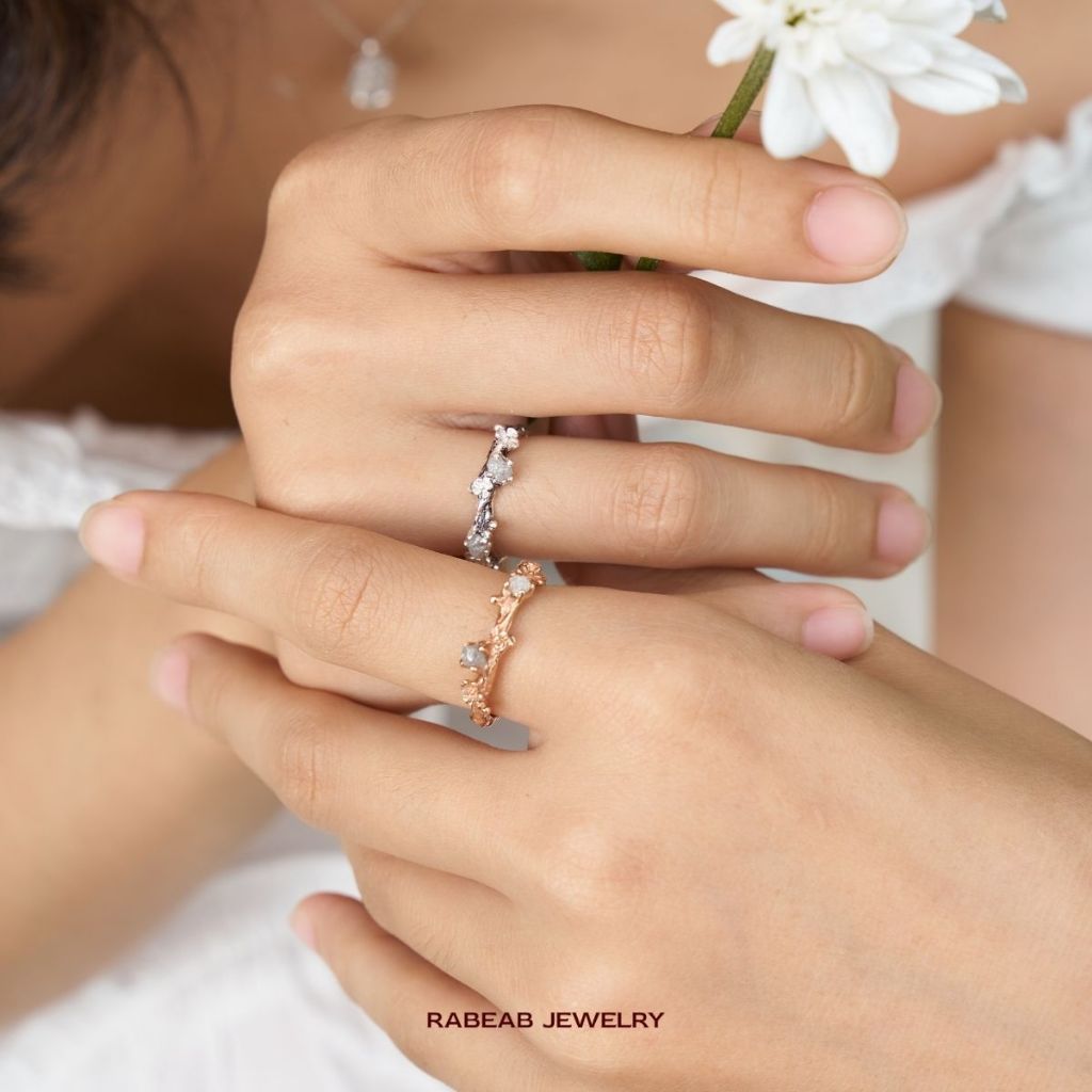 RABEAB Earth Fairy Ring (Rough Diamond) แหวนแฟรี่เพชรดิบ - Fairytale Collection