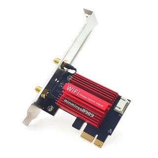 AX210NGW Intel Wi-Fi 6E Bluetooth 5.3 MU-MIMO 802.11ax Tri-Band Wi-Fi Adapter 2.4/5/6 GHz NGFF/M.2 /PCIE8/10/12DB