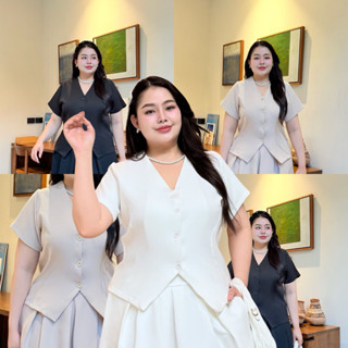 Moontop เสื้อแขนสั้น(เสื้ออย่างเดียว)ผ้าเปเป้เกรดพรีเมียม ใส…