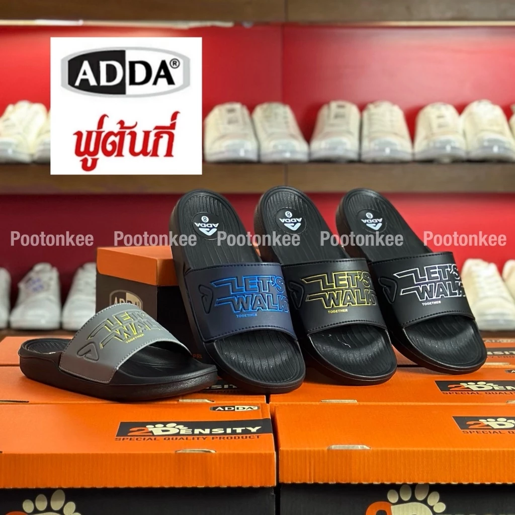 Adda รองเท้าแตะ แบบสวม รุ่น 32B3K-M1 ไซส์ 4-9 ของแท้ พร้อมส่ง