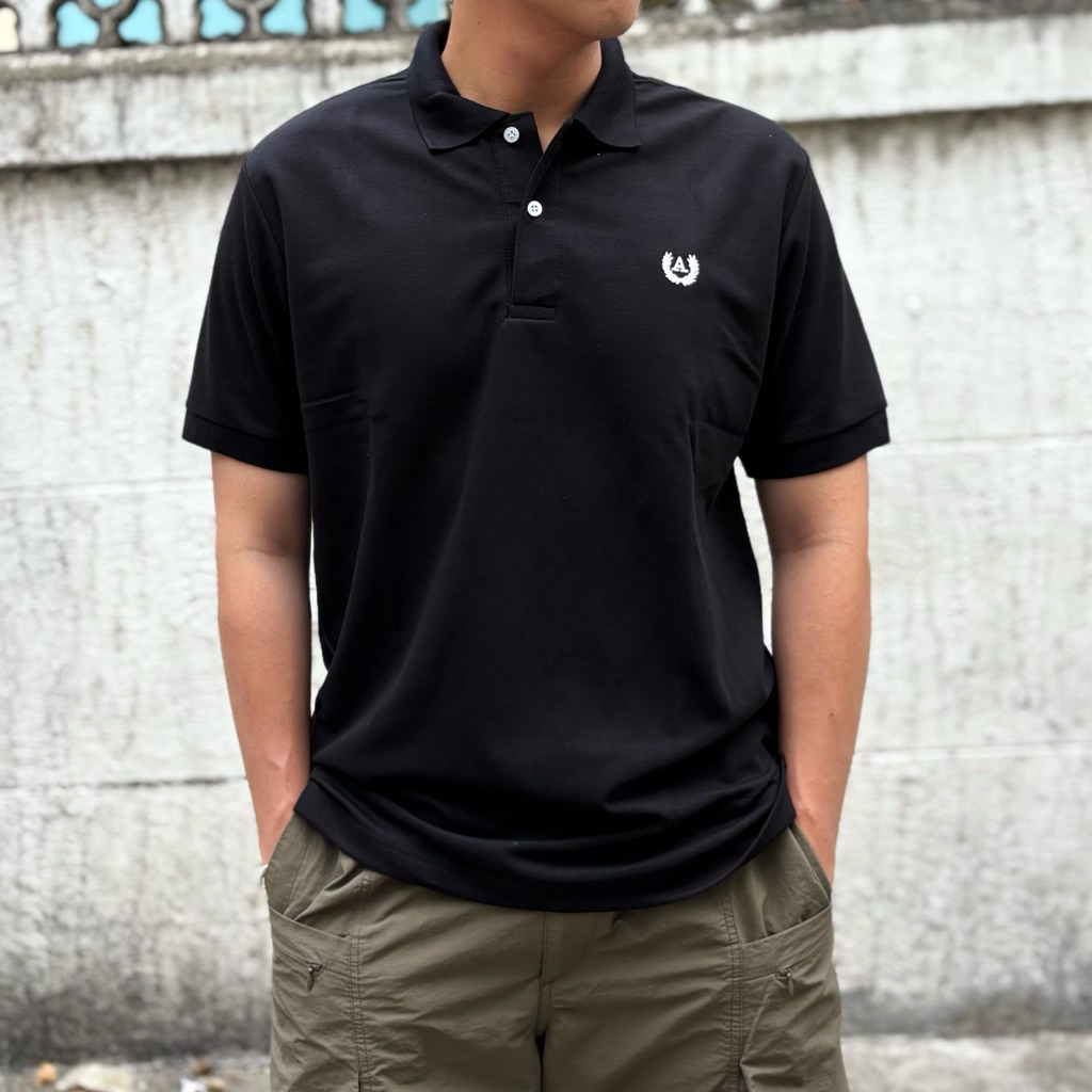 เสื้อคอปกโปโล ผ้าพรีเมี่ยมไมโครโพลีเอสเตอร์ 100% Adarus ใส่นุ่มสบาย สีไม่ตก ผ้าไม่ย้วย ไม่เป็นขุย ปักแน่นๆ